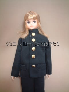 ジェニー☆男子学生服を着たクールビューティー☆カレンダーガール 