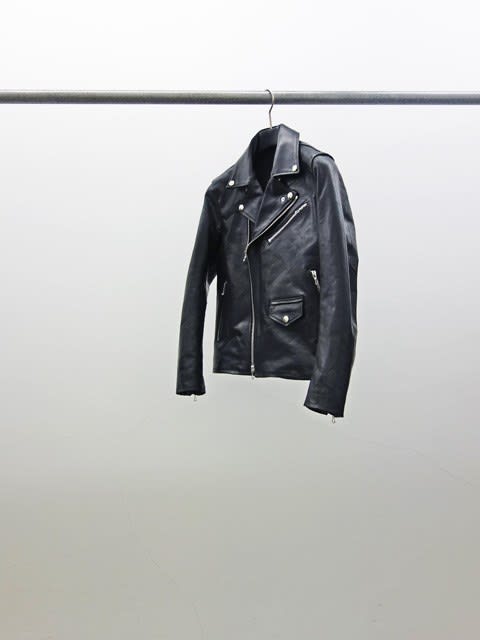 KAZUYUKI KUMAGAI 2018 SS / LEATHER MOTORCYCLE JACKET - ATTACHMENT