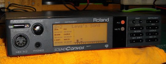 届く 音源モジュールRoland SC-55 - ☆航空無線とアマチュア無線のii-blog