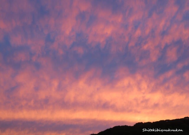 夕焼け占い オレンジ色で明日は晴れでしょう 私的美遊空間