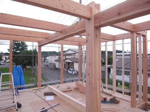 十勝 幕別町mさんの家 建て方 2 家づくりサポーター 陽建築工房 十勝 幕別町mさんの家 建て方 2 家づくりサポーター 陽建築工房