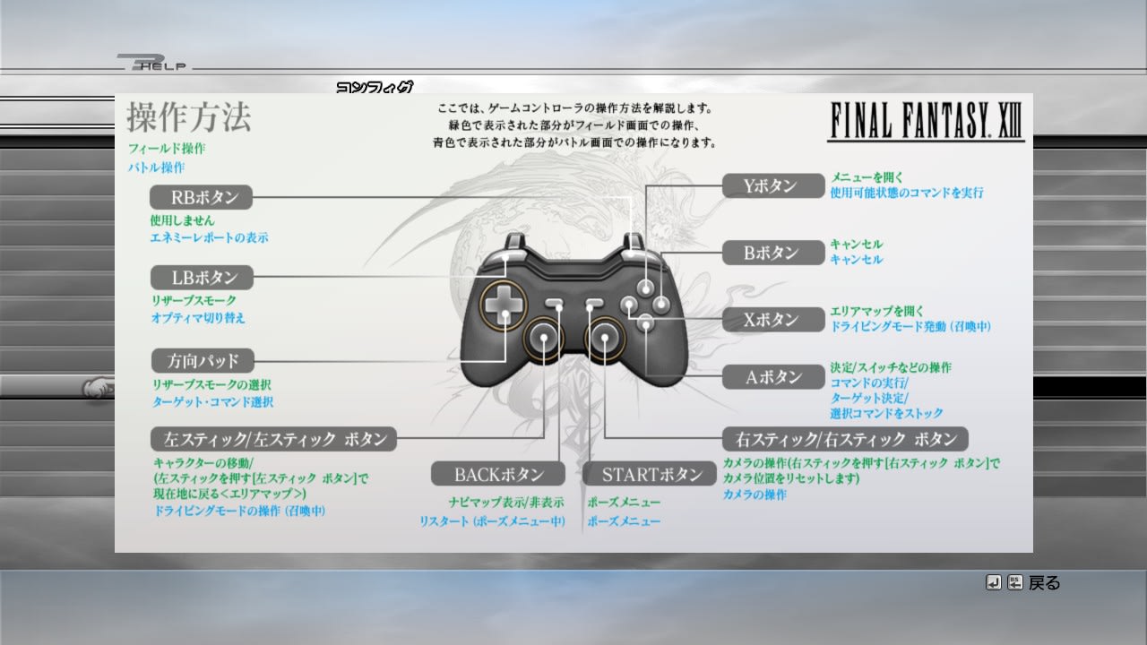 Pc版ファイナルファンタジーxiii 紹介 悠斗の玩具系駄文日記