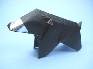 折り紙のクマ 創作折り紙の折り方
