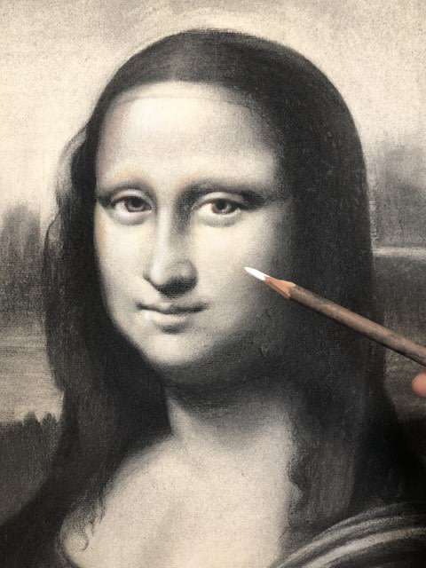 大谷郁代先生の 木炭とパステルで描く名画の模写 のご案内 Sakura Artsalon Osaka