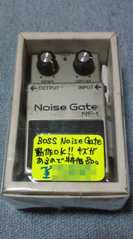 BOSS コンパクト エフェクター その④ Noise Gate NF-1 - 直6BEAT主義 
