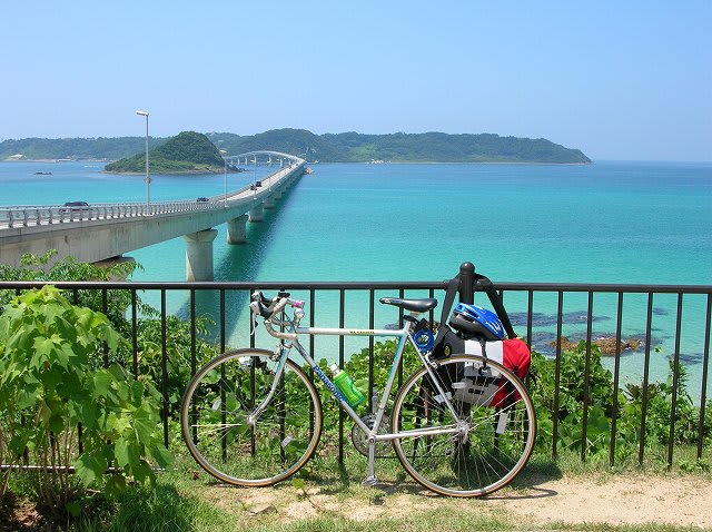 角島 大橋 自転車