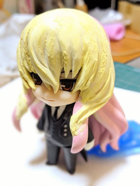 ねんどろいどキリ様パテ盛り 枯れかけ人生日記mk ねんどろいどキリ様パテ盛り 枯れかけ人生日記mk
