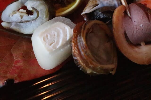 花月のお料理 39 松風ランチコース ２ カンパチの千段巻 須磨観光ハウス 花月と猫の物語