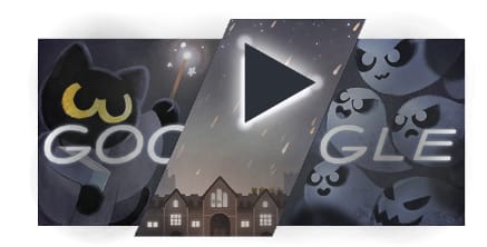 Googleのロゴ ハロウィン 16 Etoile