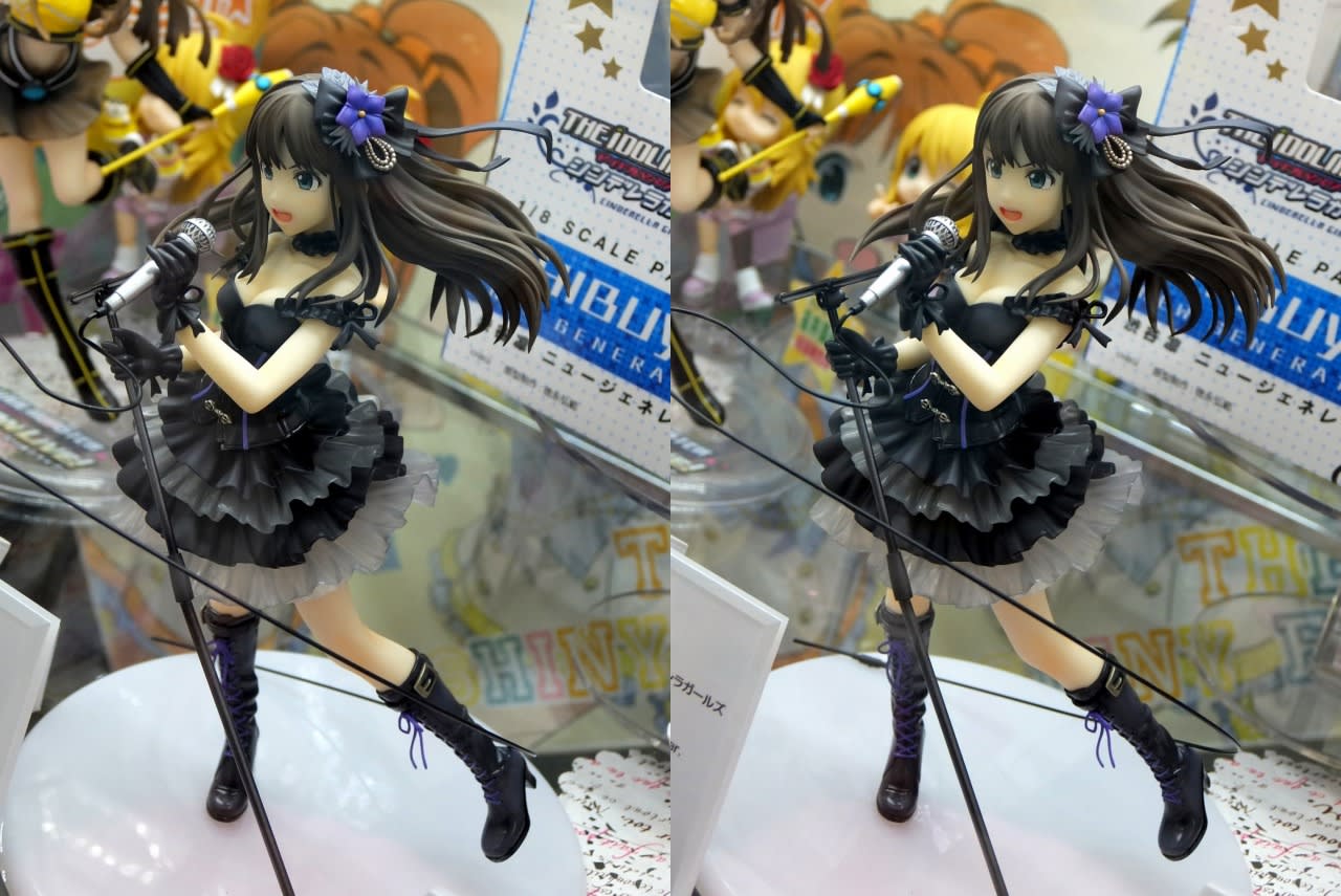 アイドルマスターシンデレラガールズ 渋谷凛 ニュージェネレーションver サンプル展示 3dの立体視でフィギュアを眺めるブログ