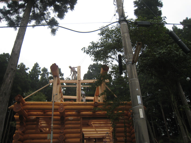 建て方中"