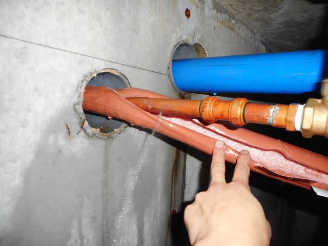 銅管のピンホール 千葉市 有 内設備工業 千葉の水道屋さんの工事日記