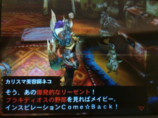 Mh4g カリスマ美容師ネコ うしことゲームとごはんの日記 Mh4g カリスマ美容師ネコ うしことゲームとごはんの日記