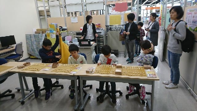 4月15日練馬区大泉学園のヤマダ電気での将棋教室の風景 将棋 川口 大野教室ブログ