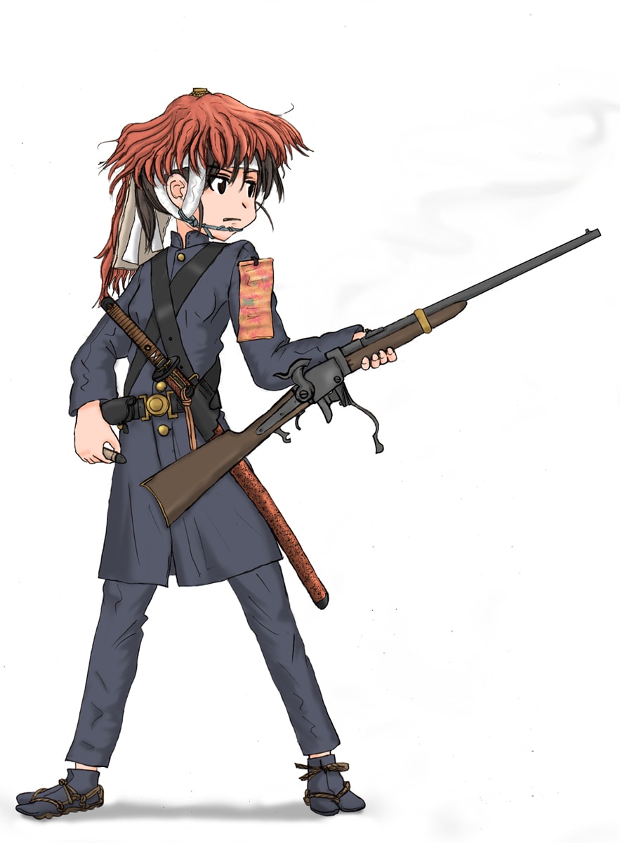 赤熊の官軍兵士(明治元年) - ポンコツPAK-ブログサイド- 赤熊の官軍兵士(明治元年) - ポンコツPAK-ブログサイド-