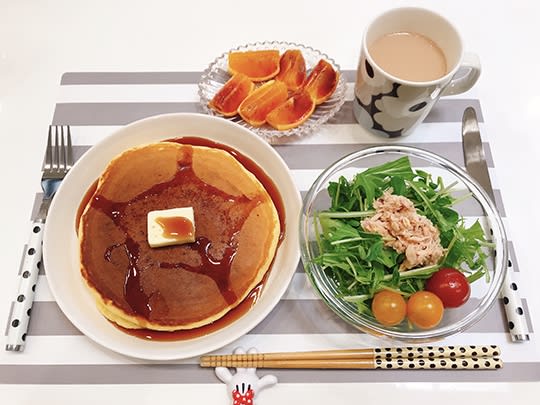 よつ葉 のパンケーキで のんびりブランチの祝日 まこの食いしん坊日記