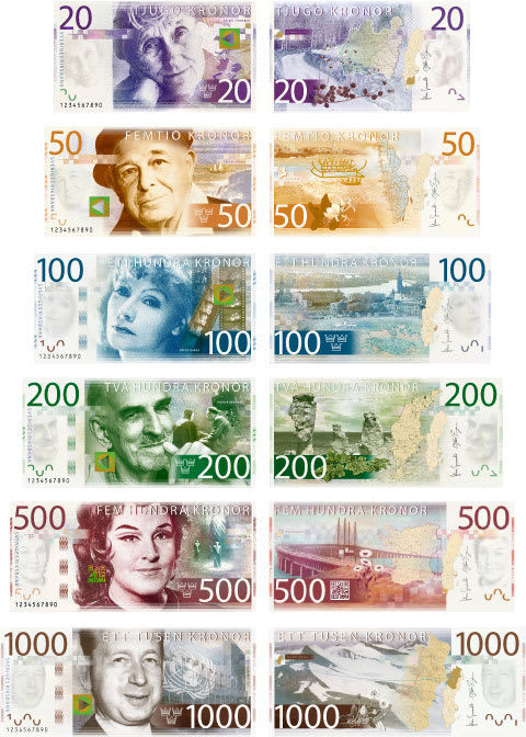 スウェーデンの新紙幣のデザインが発表される - スウェーデンの今