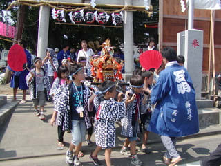 万願寺子供会盆踊りと石明神社みかど連子供神輿 万願寺子供会盆踊りと石明神社みかど連子供神輿
