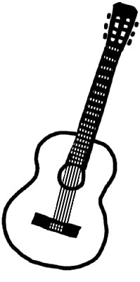 ギター イラスト アコースティックギター シンプルイラスト素材