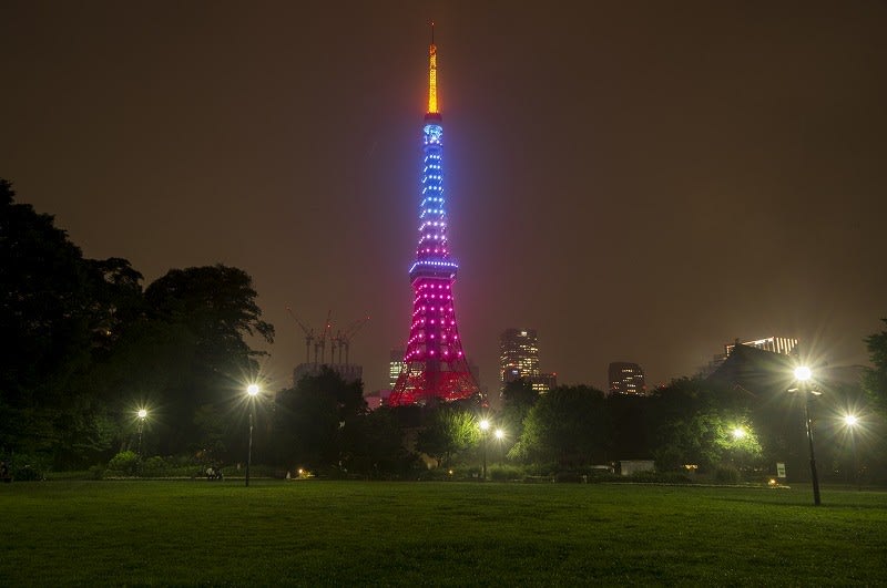 東京タワー キキ ララ ライトアップ 初心者の写真