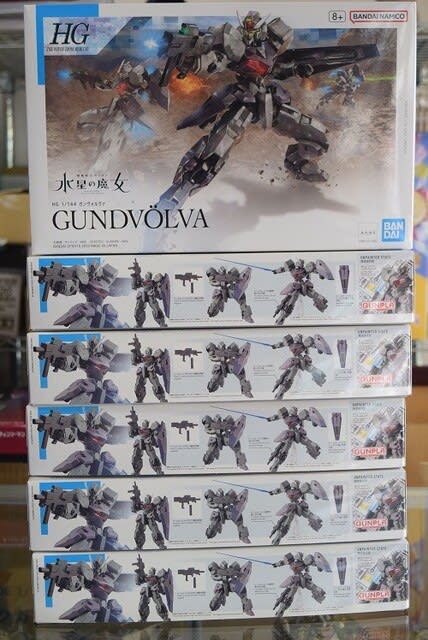 2023.6.10発売商品のお知らせ。バンダイ「HG ガンヴォルヴァ」他発売