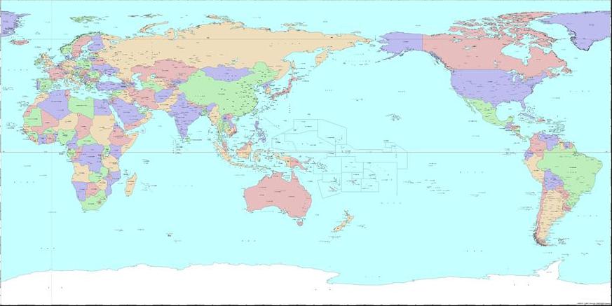 地球の地図と図法 １ つれづれの記