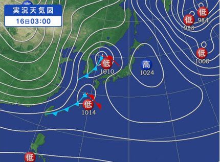 14年12月16日から猛烈な低気圧が日本列島を通過するとの天気予報です ヒトリシズカのつぶやき特論