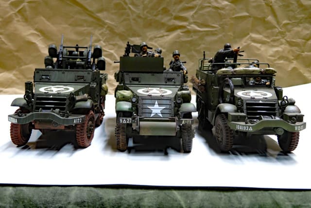 米軍ハーフトラック 三銃士 - はじめの戦車模型づくり 米軍ハーフトラック 三銃士 - はじめの戦車模型づくり