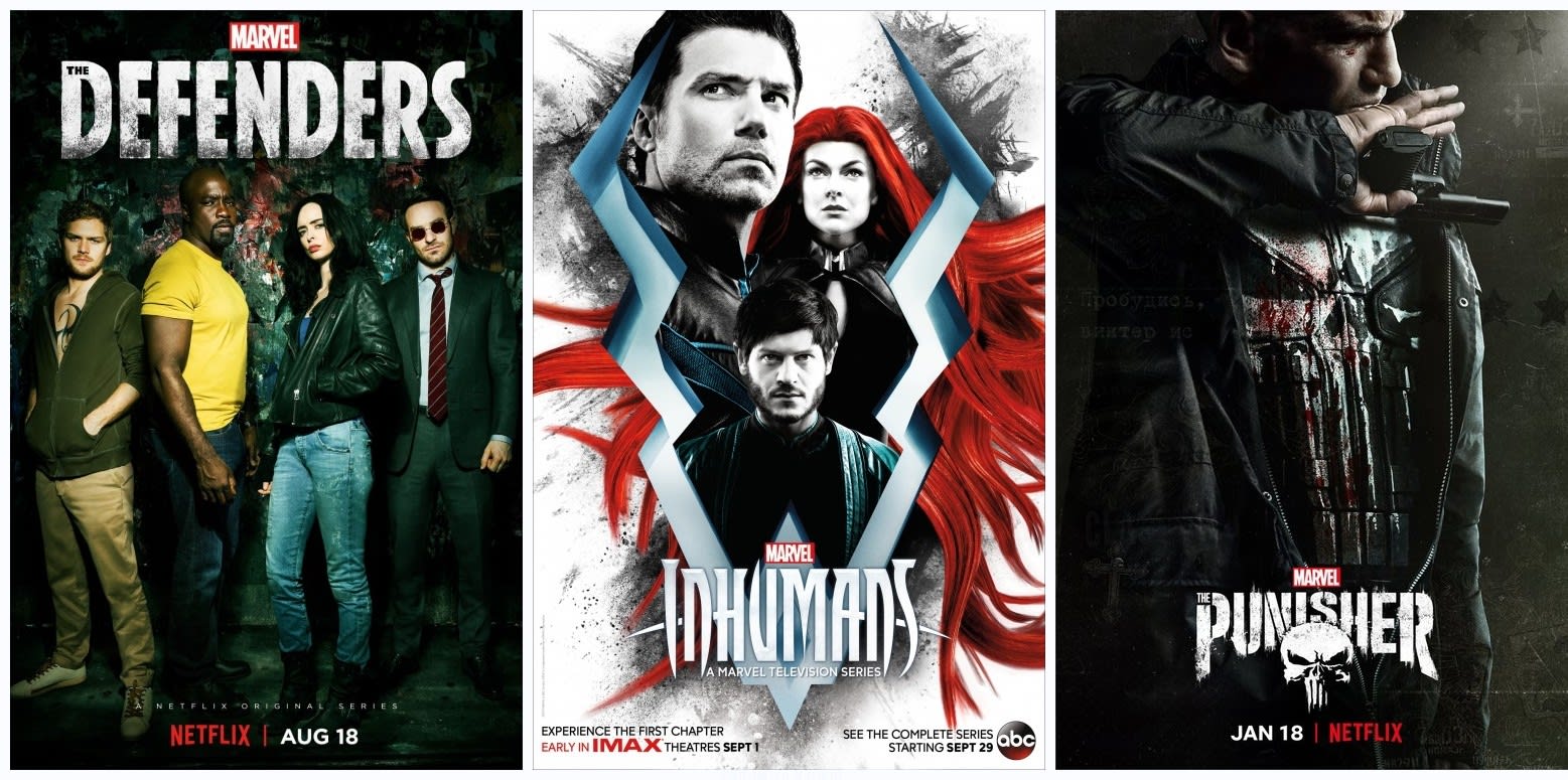 posters of Marvel Cinematic Universe Television Series (3/4)