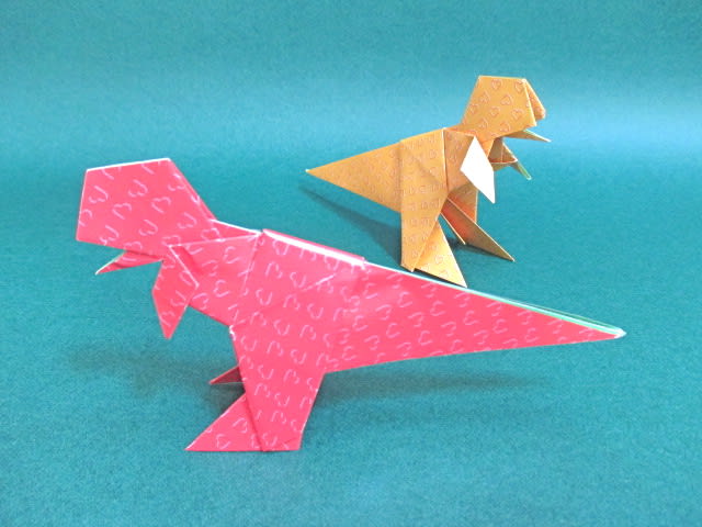 折り紙 ティラノサウルス 折り方動画 創作折り紙の折り方