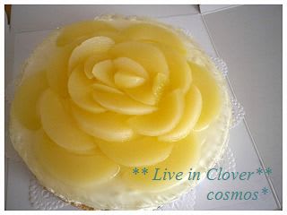 手作りケーキにセリアのキャンドルを Live In Clover