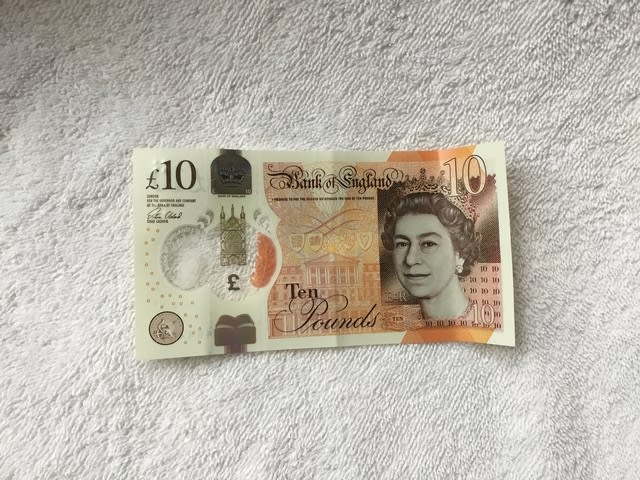 輝く高品質な イギリスポンド 旧紙幣 £10 8枚 - アンティーク 