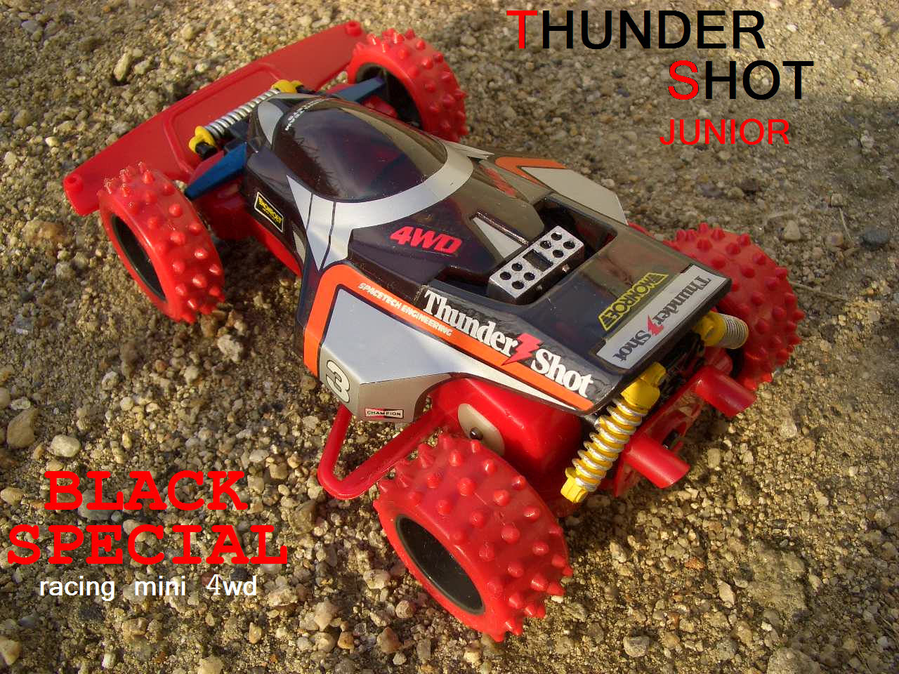 TAMIYA THUNDER SHOT Jr BLAK SPECIAL - どれいんりあー(ミニ四駆