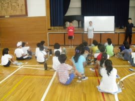 運動会応援団 結団式 豊川北小学校