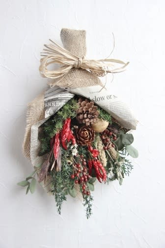 クリスマスリースやスワッグに！【天然檜/ヒノキ】花材/森林浴