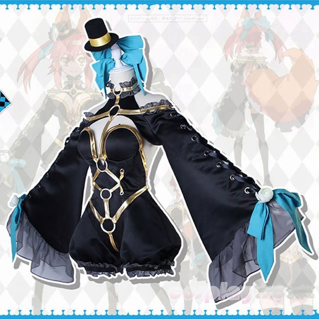 FGO Fate/EXTRA CCC 玉藻の前 漆黒の魔術服 コスプレ衣装+帽全 FGO Fate/EXTRA CCC 玉藻の前 漆黒の魔術服 コスプレ衣装+帽全
