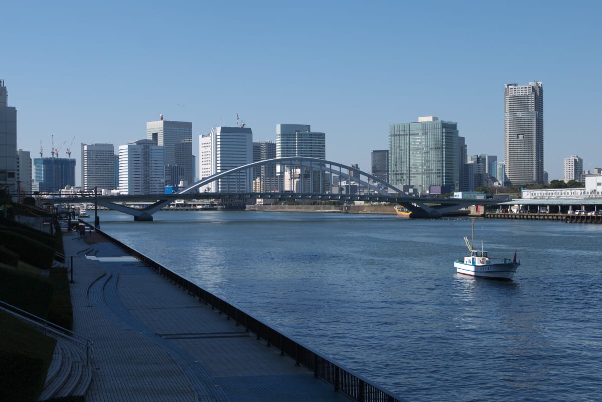 環状第２号線 築地大橋の進捗状況 ２０１５年３月５日 緑には 東京しかない