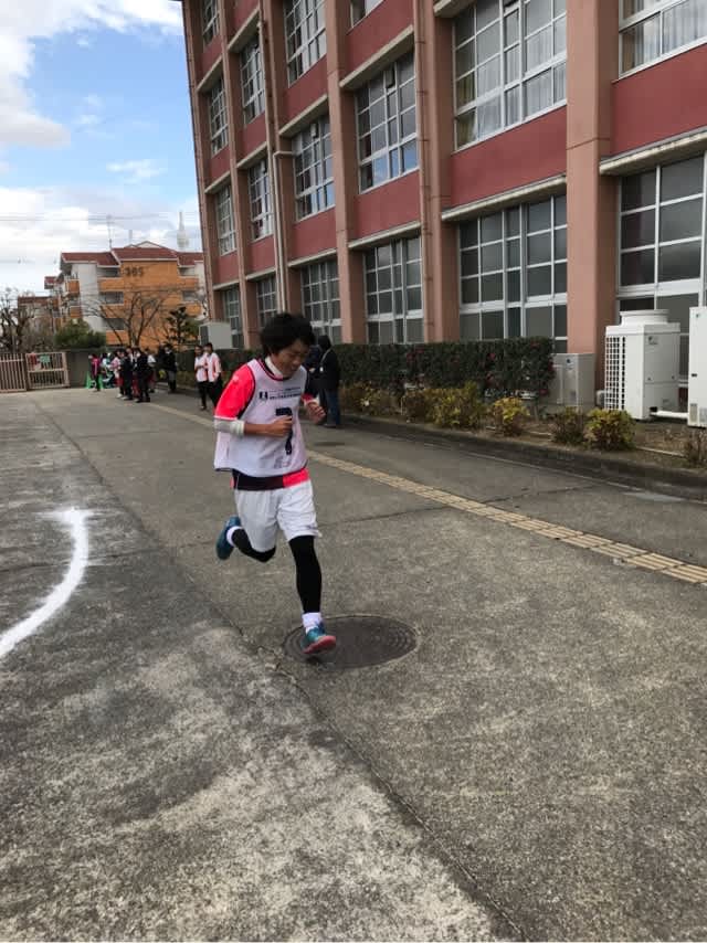 終業式 クラブ対抗駅伝大会 金剛高校サッカー部ブログ