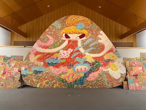 大きなバンダナ 魔法の手 ロッカクアヤコ作品展」のオフィシャルグッズ-
