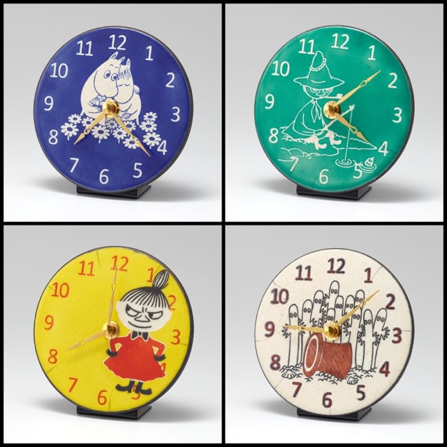 ムーミンシリーズの陶器時計 ザッカレラ から ニョロニョロが届きました 梶本時計店 広島県呉市の時計 宝石 時計修理の専門店