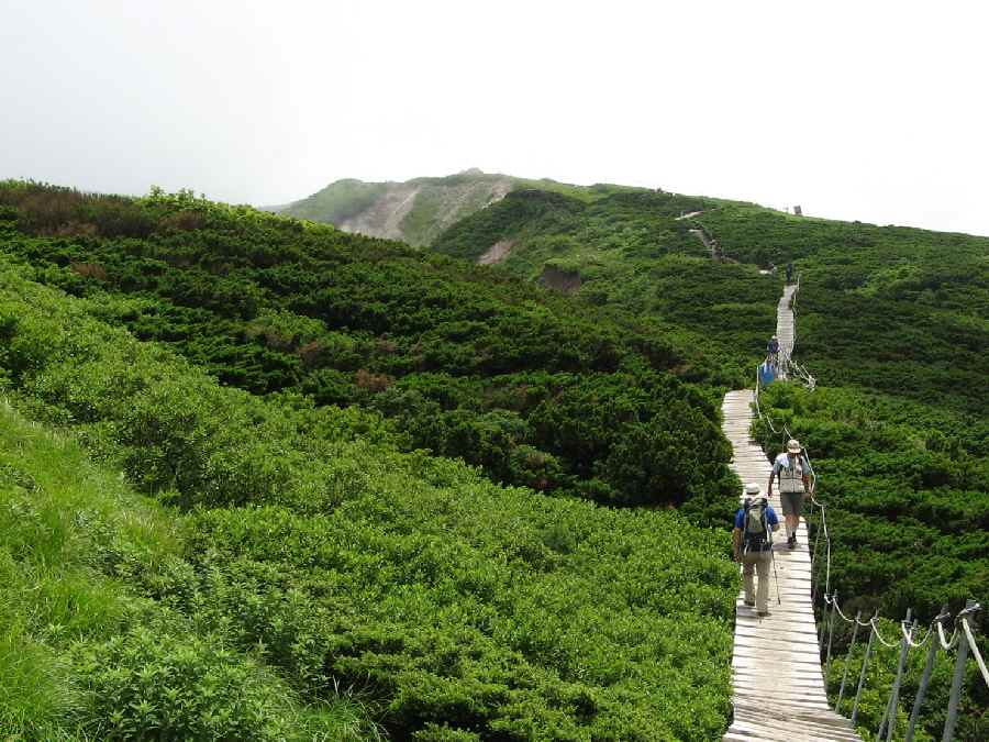 鳥取の大山へ登るの画像