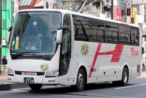 トラビスジャパン 花バス観光 のエアロクイーン バスターミナルなブログ