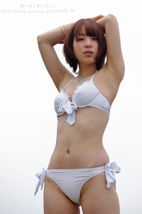 東京写真連盟 油壺海岸水着モデル撮影会12の2 想い出し笑いたい