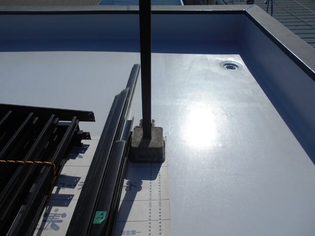 屋上防水リフォーム完了の写真