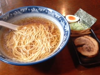 看板のラーメン