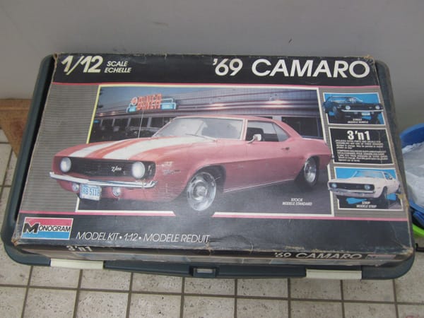 1 12 1969 Camaro Monogram No 1 Dig It ちゃぶ台カーモデル製作記