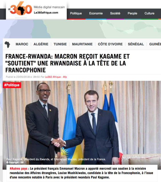 フランスとルワンダの深くてアヤシイ関係 仏語圏諸国機構 事務局長選挙にみた急接近 ぶらぶら アフリック