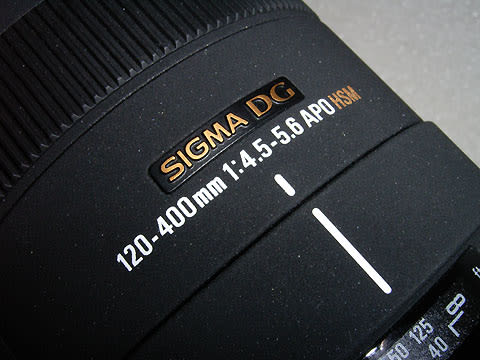 シグマ APO 120-400mm F4.5-5.6 DG OS HSM を買いました