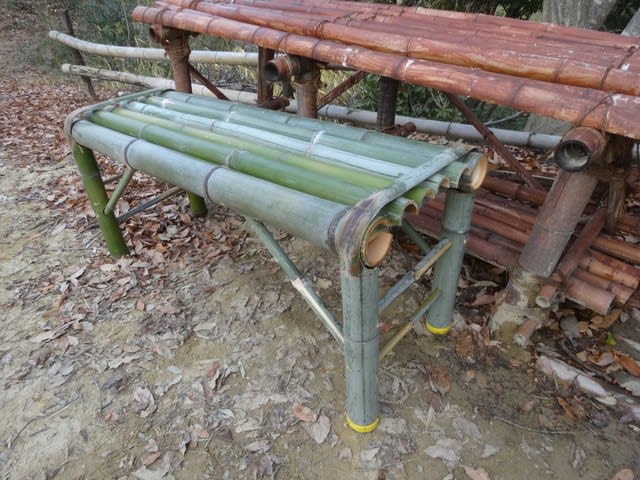 竹のベンチ WESTWOOD －手作りビンボー暮らし－