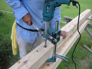 穴 加工 ほぞ 職業訓練校で習う木材加工法 1
